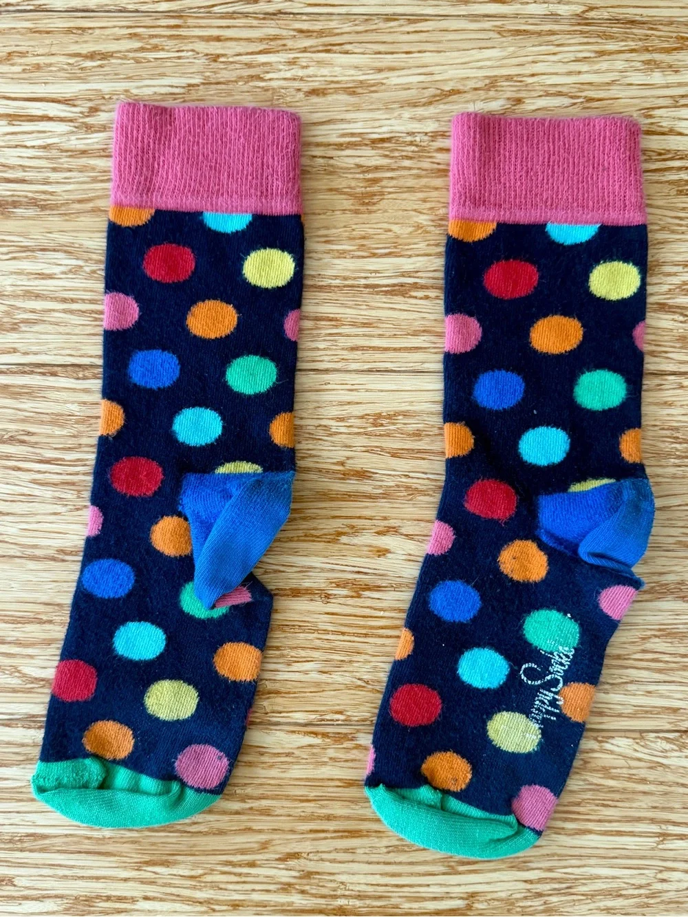 LOT 8 Pairs Women's Happy Socks Small 9-11 36-40